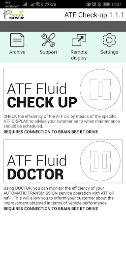 Android application ATF Check-UP screenshort