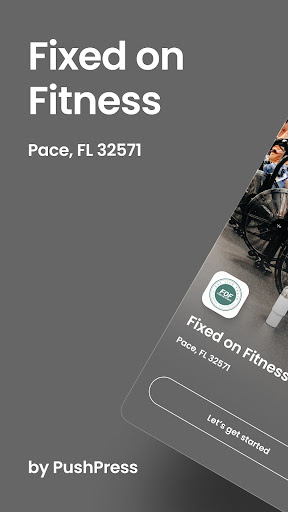 Android application Fixed on Fitness screenshort