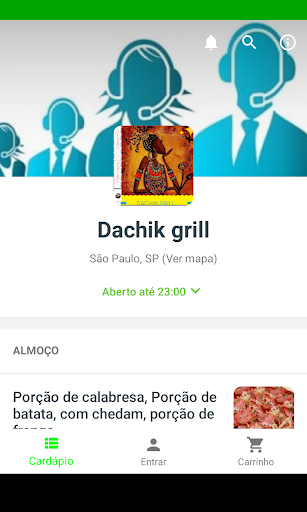 Android application Dachik Grill screenshort
