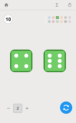 Screenshot of Dice Roller App