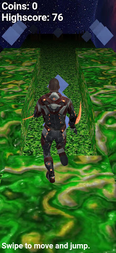 Android application AlienRunner3D screenshort