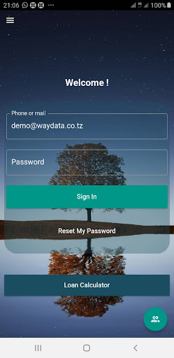 Android application MfukoPesa screenshort