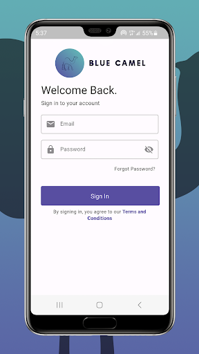 Android application Blue Camel screenshort