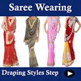 Saree Wearing & Draping Styles Step By Step Videos icon