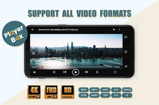 Android application PLAYER BOX screenshort