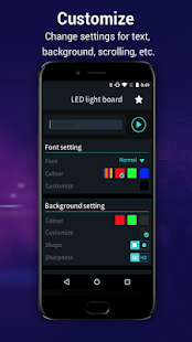 Blinking LED banner Screenshot