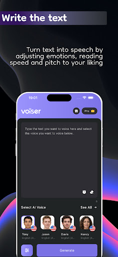 Voiser AI Voiceover Screen 2