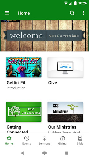 Android application Sardinia Church Of Christ screenshort