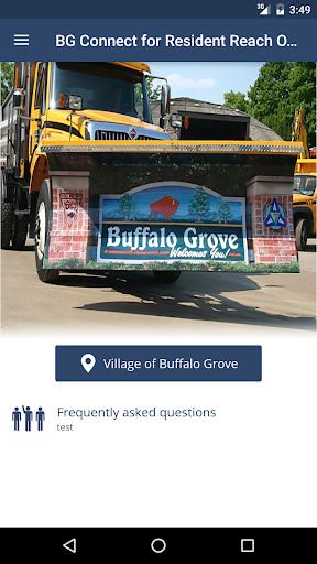 Android application BG Connect - Service Requests screenshort