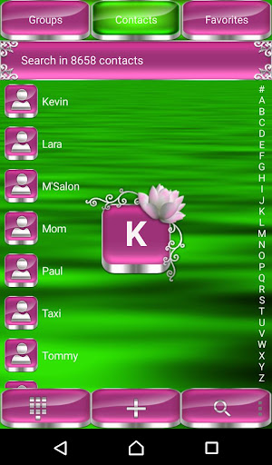 Lotus Dialer theme Screen 2