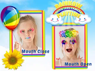 Crazy Rainbow Selfie Lense Cam - Screenshot 3