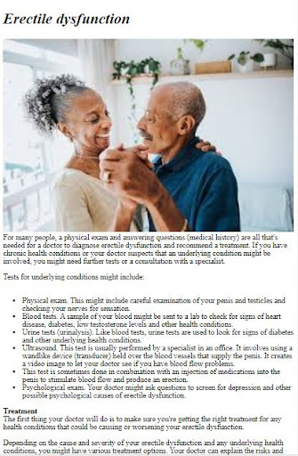How Treat Erectile Dysfunction