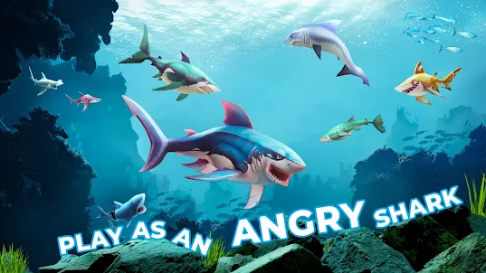 Hungry Shark Attack: Fish Game