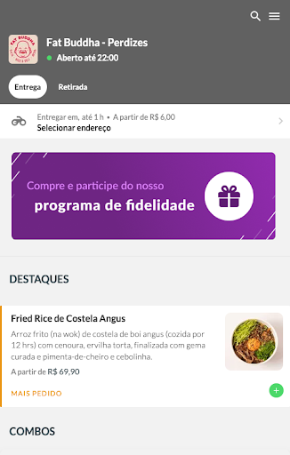 Android application Fat Buddha - Perdizes screenshort