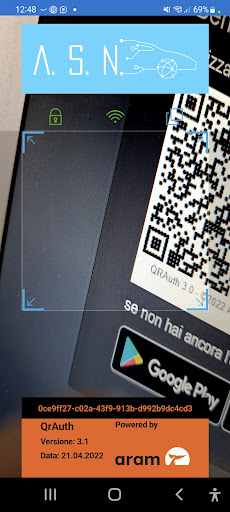 QrAuth for ASN Screen 2