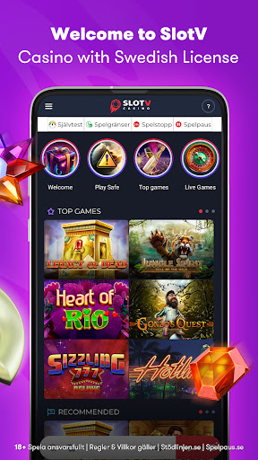 SlotV Casino Online Live Games Screen 2
