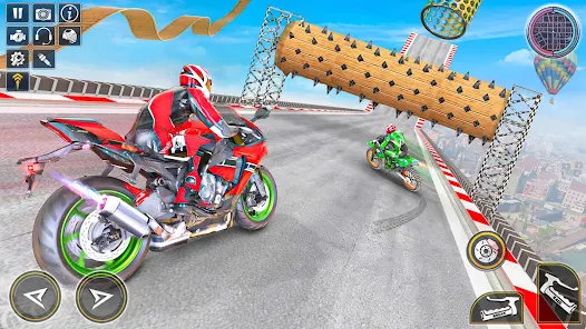 jogos de moto corrida de moto livre 3D motos jogo de corrida dublê