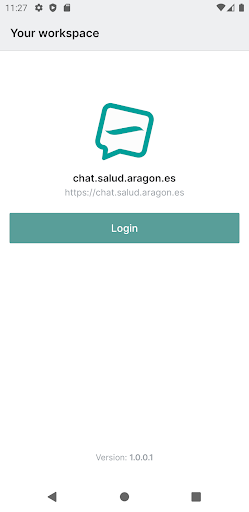 Chat Salud-Aragon Screenshot