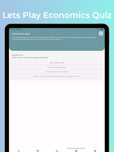 Screenshot of Learn Economics Tutorial Guide