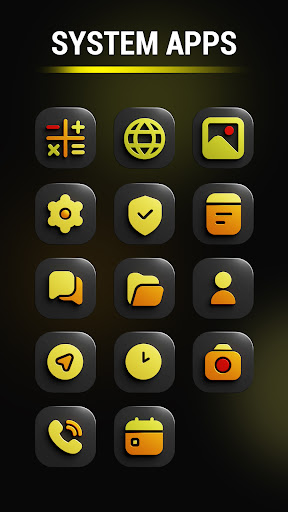 3D Material Color Icon Pack Screen 3