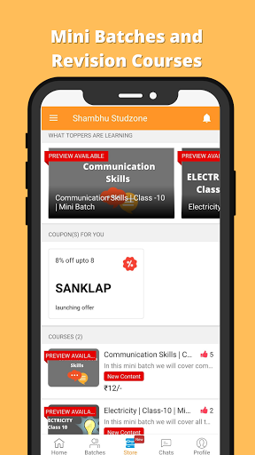 Android application Shambhu Studzone screenshort