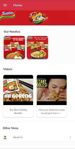 Android application IndomieCa screenshort