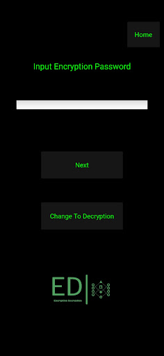 ED: Encryption - Decryption Screen 2