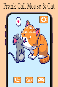 Cat and Mouse Fake Call & Game