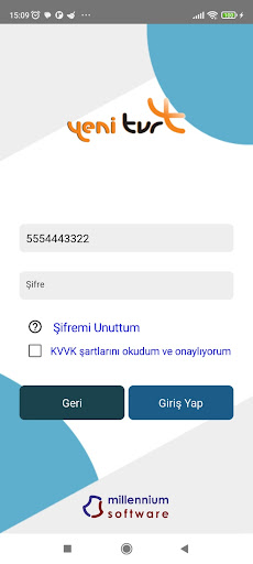 Yenitur Screen 2