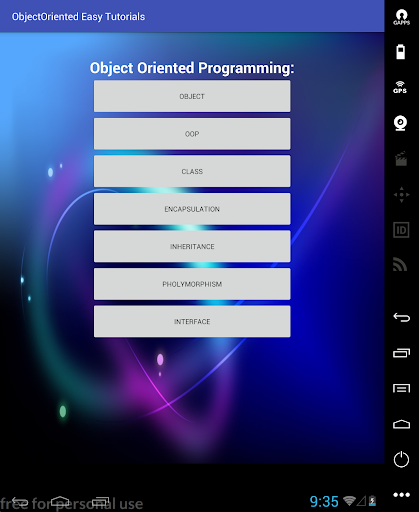 Object Oriented Easy Tutorial OOP