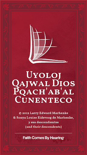Android application K'iche', Cunén Bible screenshort