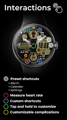Hybrid Watch Face OMG 318