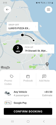 Aspar Taxis Screen 3