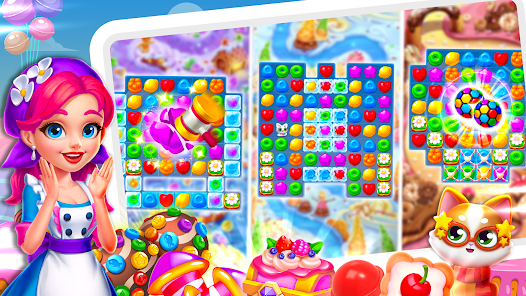 Screenshot 20 Candy World - Fun Puzzle Games android