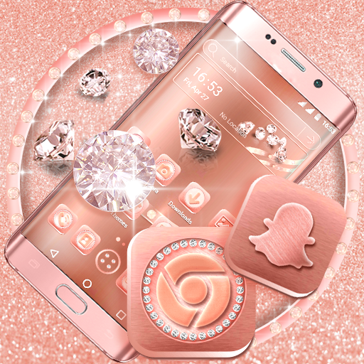 Rose Gold Launcher Theme  Icon