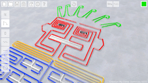 Domino Effect Build and Toppl