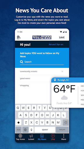 WRAL News App screenshot