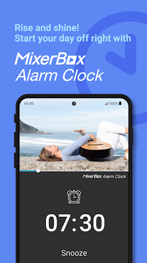 Android application MixerBox Music Alarm Clock screenshort