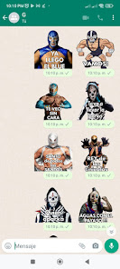 Captura 1 Stickers de la lucha libre android