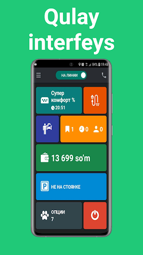 Android application online taxi ( driver ) screenshort