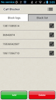 screenshot of Call Blocker