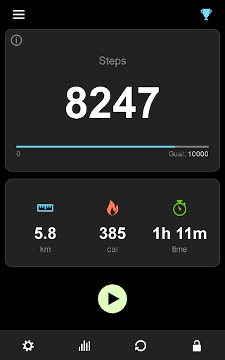 Screenshot of Pedometer: Count your steps