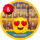 Rain Paris Theme&Emoji Keyboard icon