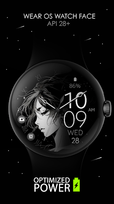 Anime v3 elegant watch faceのおすすめ画像1