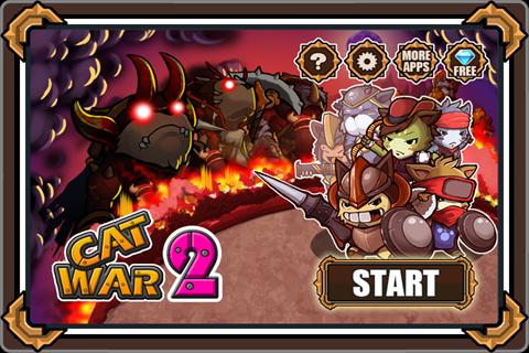 Android application Cat War2 screenshort