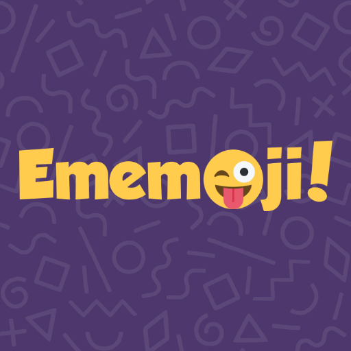 Ememoji! Matching emojis logo