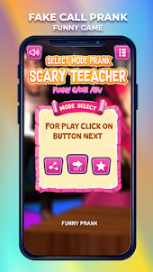Scary Teacher Games Fake Call