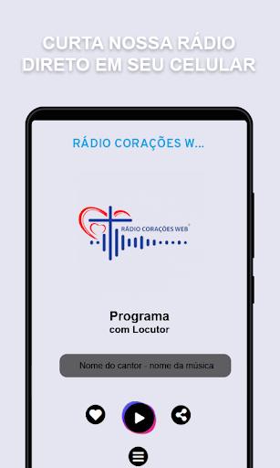 Rádio Corações Web Screen 2