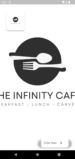 Android application The Infinity Cafe screenshort
