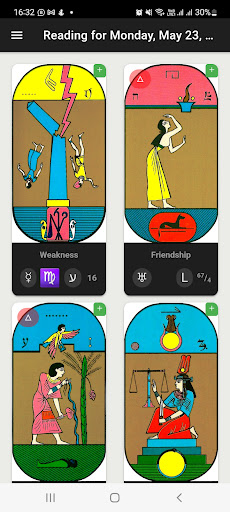 Android application Arcane Tarot screenshort